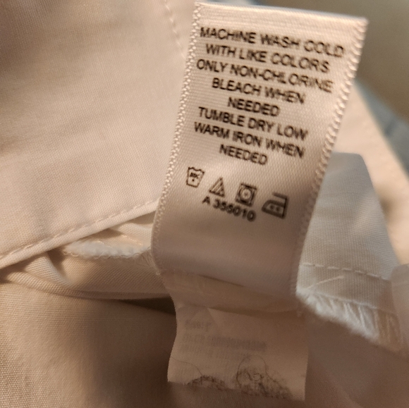 Martha Stewart White Tunic Blouse - Picture 6 of 6